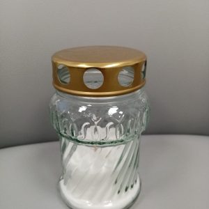 Stikla Sveces ar jumtiņu