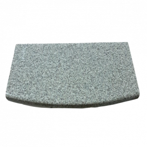 Granīta ieejas plāksne ar loku, gaiši pelēka