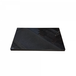 Granīta ieejas plāksne, kantaina, melna