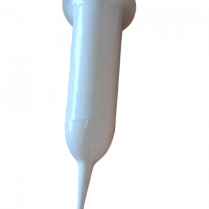 Vāze plastmasas balta IFII