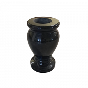 Vāze granīta melna